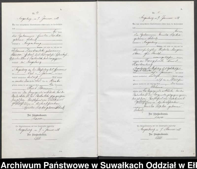 image.from.unit.number "[Geburts-Neben-Register des Preussisches Standes-Amtes Angerburg Kreis Angerburg]"