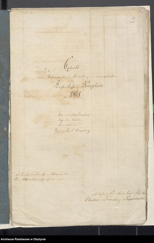 image.from.unit.number "Beläge zu Kirchspiels-Schul-Kassen-Rechnung von Kraplau"