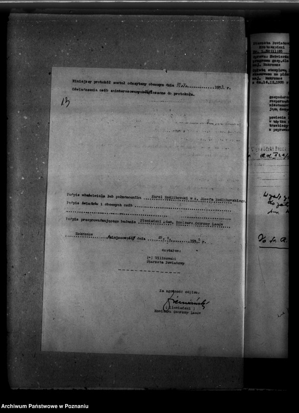 Obraz 17 z jednostki "Nadzór nad gospodarką leśną majętności Mokronos powiat krotoszyński"