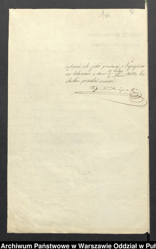 image.from.unit.number "O urządzaniu chłopów wsi Nowa Wieś wchodzących w skład własności poduchowej Brok, gm. Brańszczyk"