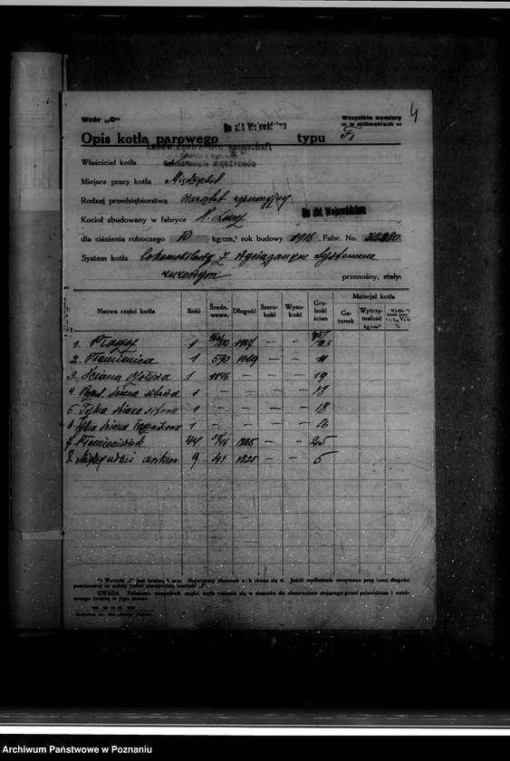 Obraz 8 z jednostki "Tartak R. Nitschego w Boruji Starej powiat wolsztyński nr woj. 6050 pop. własność Landwirtschaftliche Zentral-Genossenschaft Międzychód"