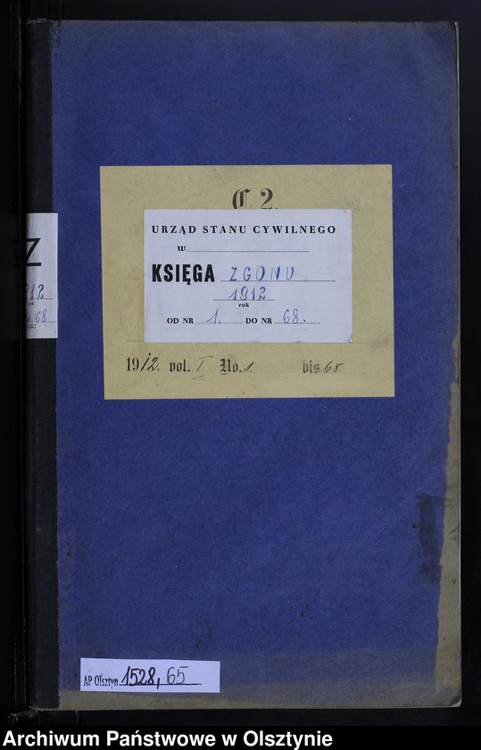 image.from.unit.number "Sterbe -Neben-Register Nr 1-68"