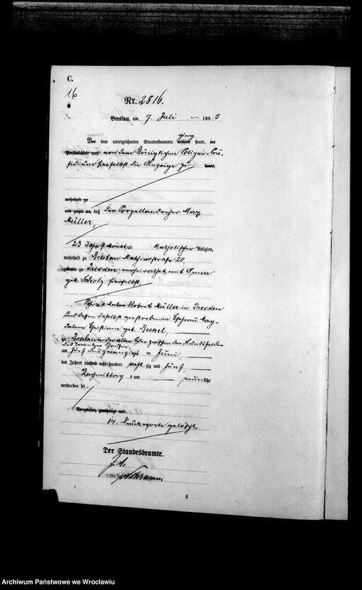 image.from.unit.number "Sterbe-Haupt-Register Breslau I 1885 Band 8"