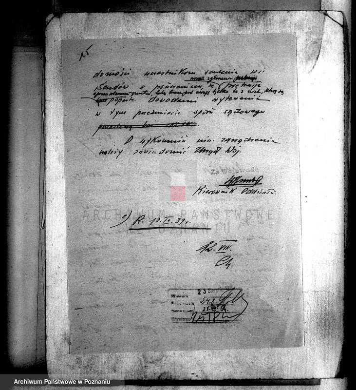 Obraz 19 z jednostki "Regulacja hipoteczna scalonych wsi Sendów powiatu tureckiego"