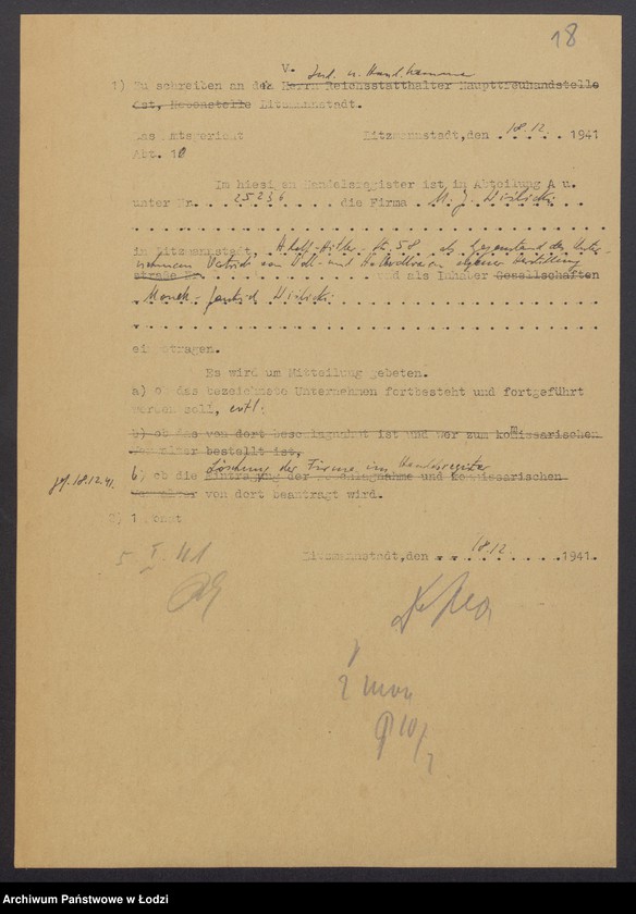 Obraz 20 z jednostki "Moszek Jankiel Wiślicki- sprzedaż towarów wełnianych i półwełnianych własnego wyrobu"