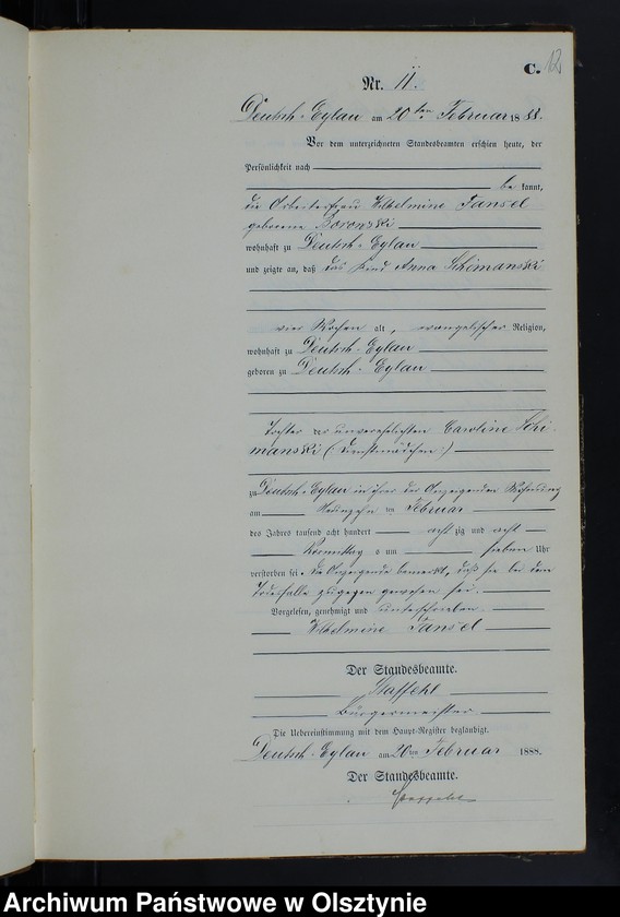 image.from.unit.number "Sterbe-Neben-Register Nr 1 - 100"