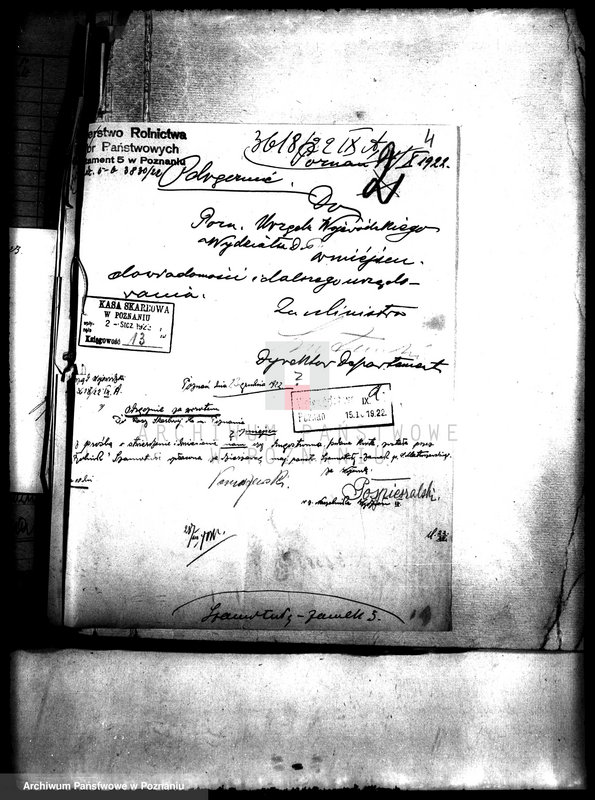 Obraz 8 z jednostki "Rewizje majątku państwowego Szamotuły-Zamek"