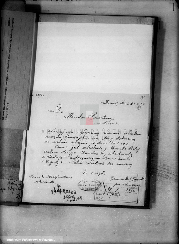 Obraz 14 z jednostki "/Związki i stowarzyszenia/ różne sprawy"