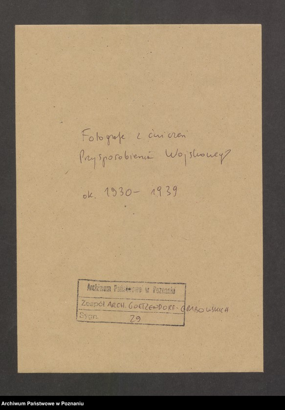 Obraz 2 z jednostki "Fotografie z ćwiczeń Przysposobienia Wojskowego z udziałem Tadeusza Goetzendorf-Grabowskiego"