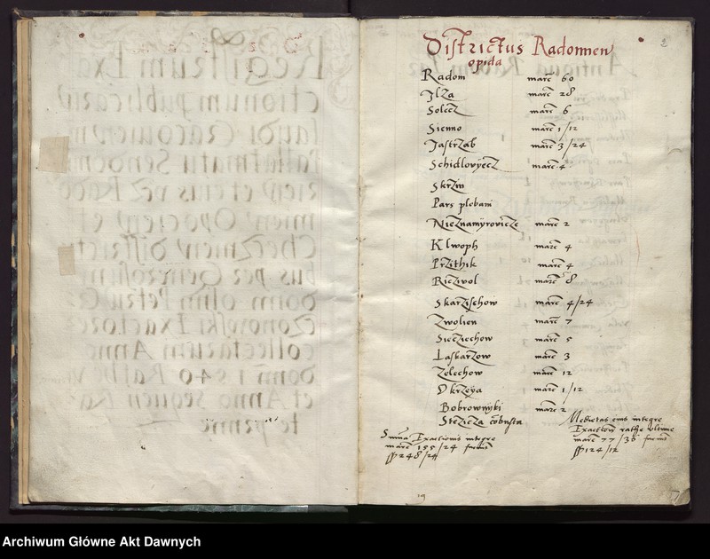 image.from.unit.number "Registrum exactionum publicarum laudi Cracoviensis in pallatinatu Sandomiriensi."