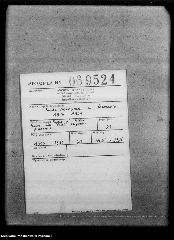 Obraz 2 z jednostki "Papież a Polska. Pomoc dla Polski [Wycinki prasowe]"