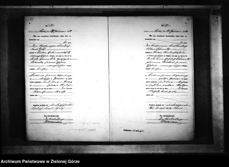 Obraz 14 z jednostki "[Księga akt urodzenia rok 1904-Żary miasto]"