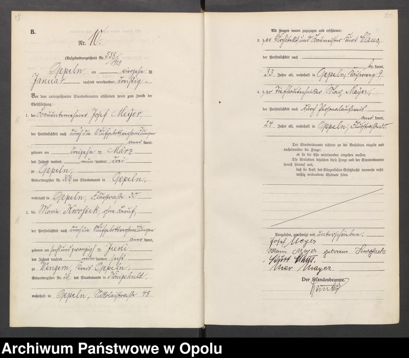 Obraz 13 z jednostki "[Rejestr Małżeństw] 1930 tom I Nr 1-194"