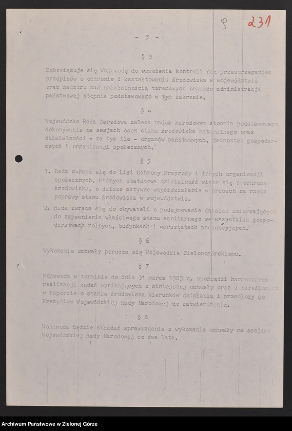 image.from.unit.number "Protokóły z posiedzeń Komisji Zdrowia, Spraw Socjalnych i Ochrony Środowiska Wojewódzkiej Rady Narodowej w Zielonej Górze"