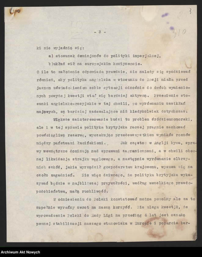 image.from.unit.number "Łoś Stanisław, pracownik Poselstwa RP w Londynie. Polityka międzynarodowa. Wielka Brytania wobec spraw polskich."