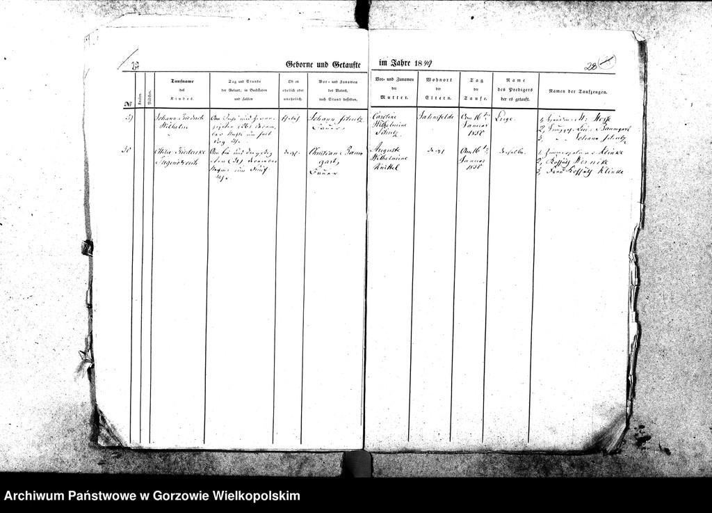 image.from.unit.number "Duplikate der Kirchenbücher von der Parochie Gralow: Gralow (Gralewo) mit Krieningswerder (Krzynka) und Bergkolonie (Górki), Jahnsfelde (Janczewo), Pollychen (Stare Polichno), Zantoch (Santok)"