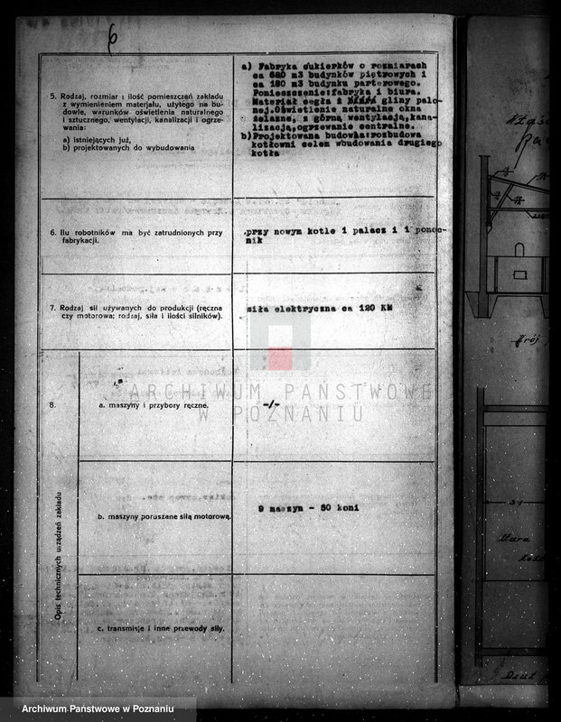 Obraz 11 z jednostki "Zatwierdzenie zakładu przemysłowego /fabryki cukierków "Kanold" w Lesznie"