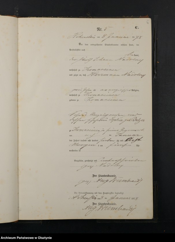 image.from.unit.number "Sterbe-Neben-Register Nr 1 - 177"