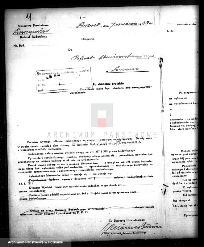 Obraz 17 z jednostki "Projekt urządzenia mleczarni J. Rolli w Krzemieniewie, pow. leszczyński"