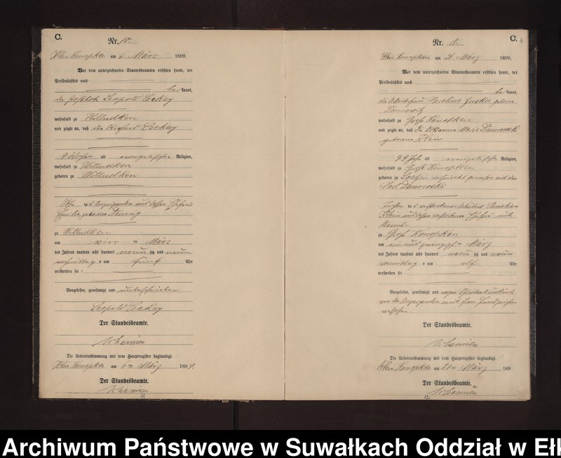 image.from.unit.number "Sterbe-Neben-Register des Preussischen Standes-Amtes Gross Konopken Kreis Loetzen"