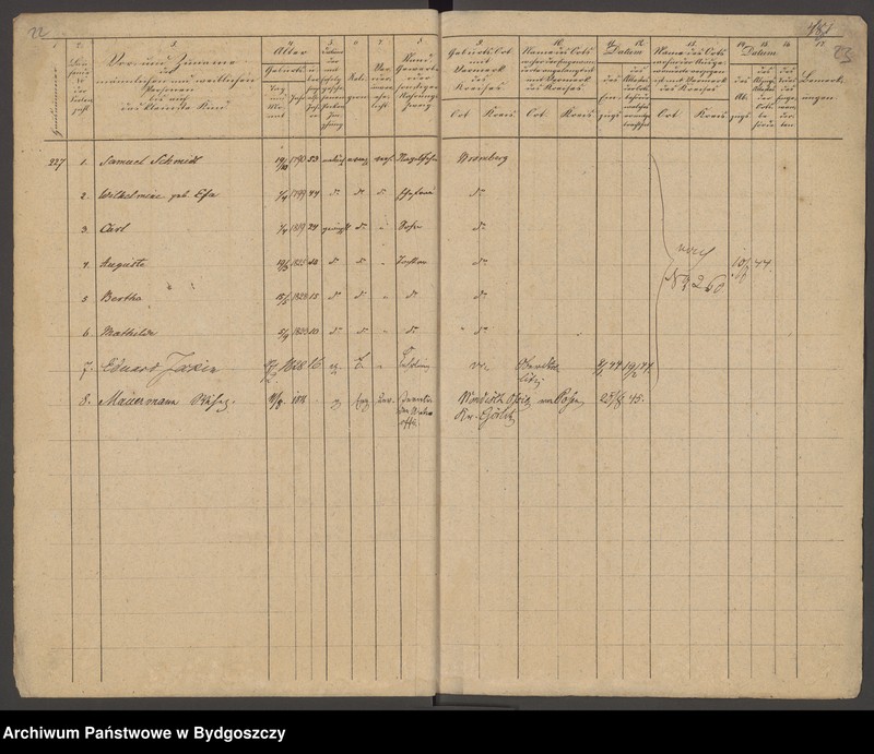 image.from.unit.number "[Seelen - Liste der Gemeinde Bromberg nr 223-337]"