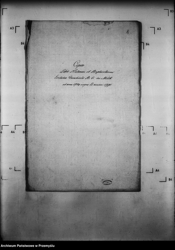 image.from.unit.number "[Kopie ksiąg metrykalnych parafii Milik z filią Andrzejówka (dekanat Muszyna)]"