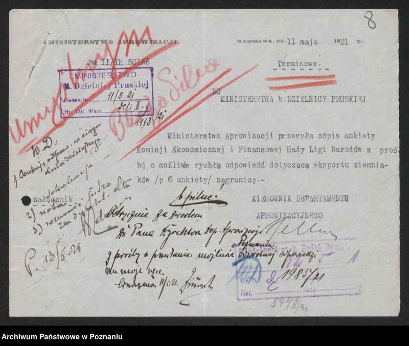 Obraz 10 z jednostki "[Produkcja i eksport ziemniaków z terenu byłego zaboru pruskiego]"