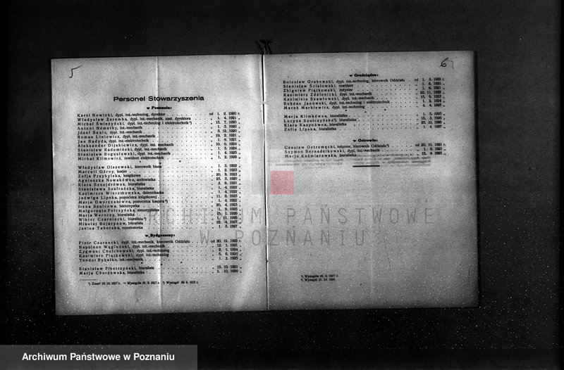 Obraz 7 z jednostki "Sprawozdanie Stowarzyszenia Dozoru Kotłów w Poznaniu za rok 1928"