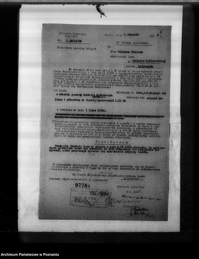 image.from.unit.number "Nadzór nad powiatowymi organami ochrony lasów"