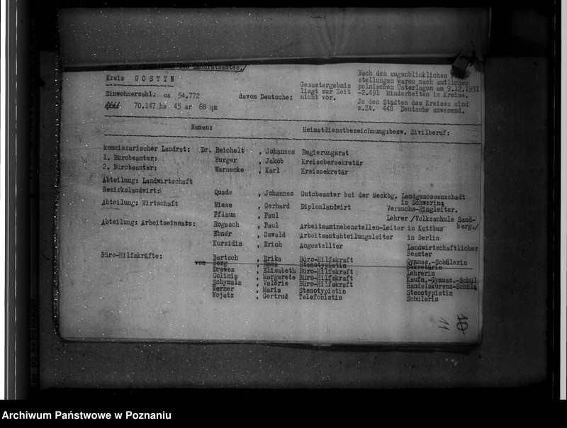 Obraz 16 z jednostki "Verwaltungspersonal. Unbedingt kriegswichtige Stellungen"