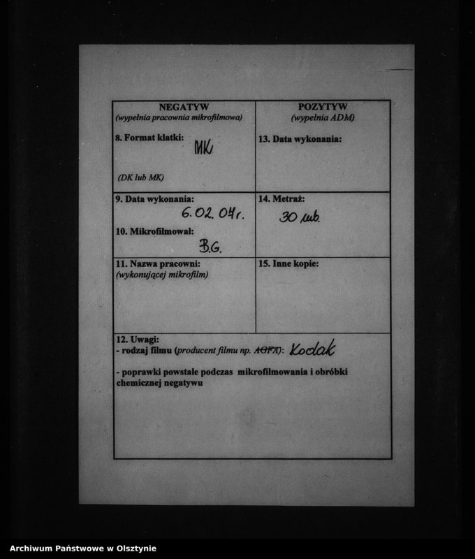 image.from.unit.number "Johannisburg, Schloss, Fort Lyck"