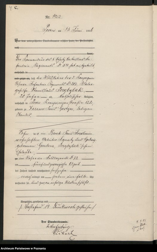 Obraz 6 z jednostki "Księga miejscowa zgonów tom III [Rejestr główny zgonów]"