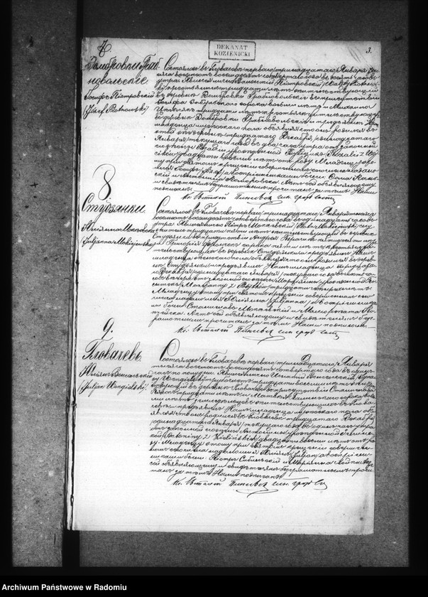 image.from.unit.number "[Duplikat akt urodzonych, zaślubionych i zmarłych parafii Głowaczów za 1884 rok]"