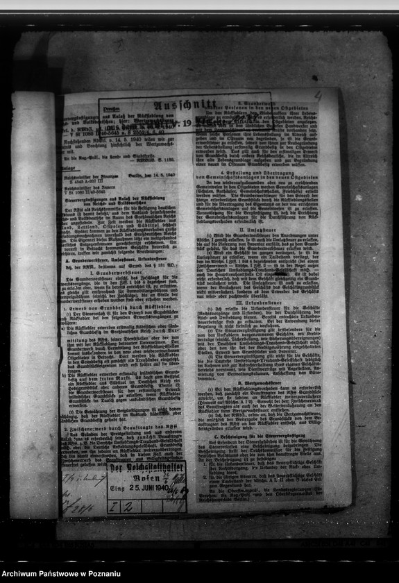 Obraz 8 z jednostki "Wertzuwachssteuer. Schankerlaubnissteuer"