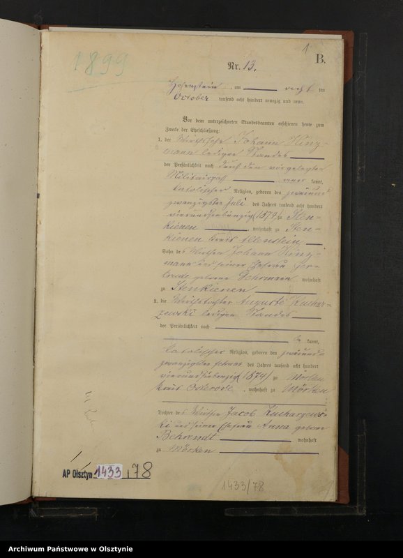 image.from.unit.number "Heirats-Neben-Register Nr 13-22"