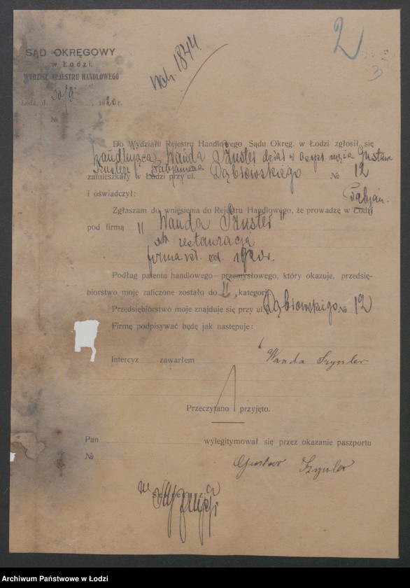 Obraz 5 z jednostki "Wanda Szuster- restauracja"