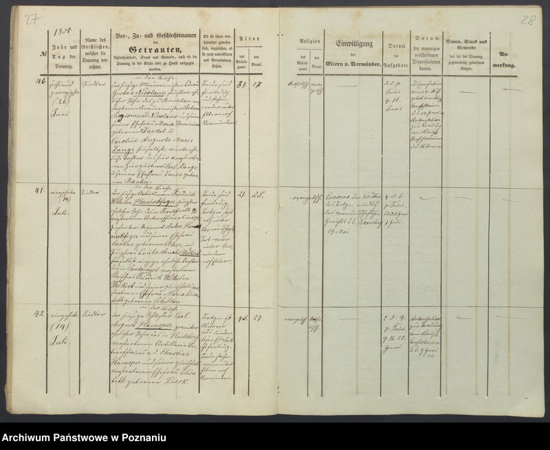 Obraz 17 z jednostki "Duplikat des Trauregisters"