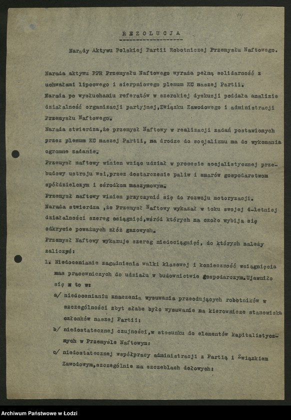 Obraz 15 z jednostki "Rezolucje z krajowych narad aktywu"