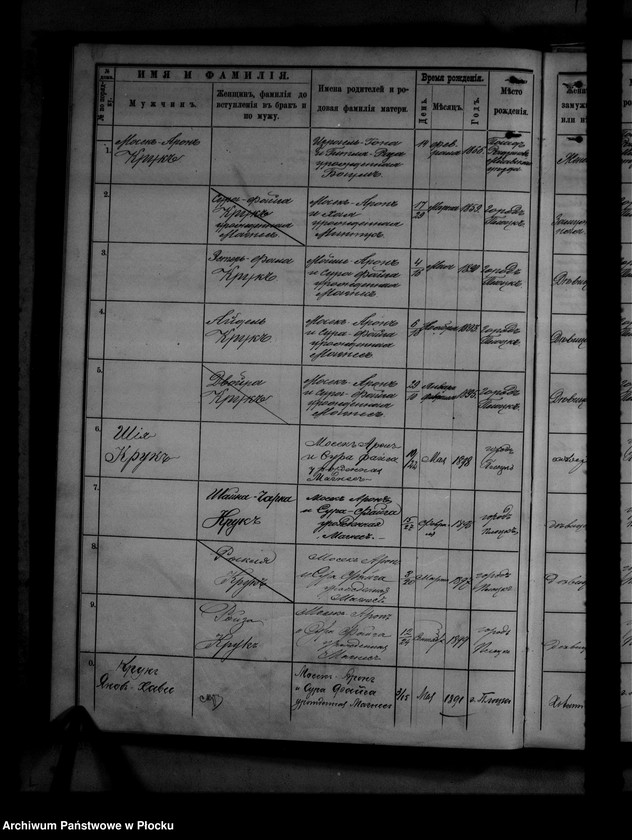 image.from.unit.number "[Księga zamknięta ludności stałej miasta Płocka - ul. Grodzka nr 9]"