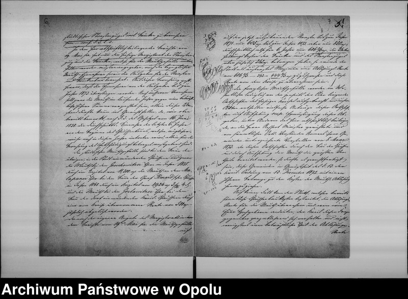 Obraz 9 z jednostki "Acta des Magistrats zu Oppeln betreffend die Ablösung der Mauthe auf der Falkenberg-Krappitzerstrassa resp. Bau 1 Staats-chausse v[on] Oppeln über Proskau [Prószków] nach dem Neustädter Kreise"