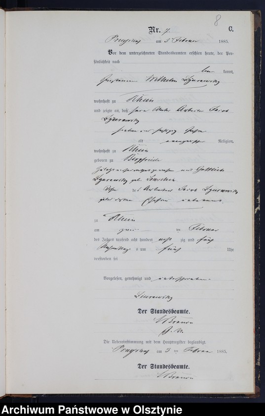 image.from.unit.number "Sterbe-Neben-Register Nr 1 - 76"