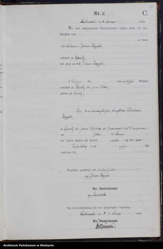 image.from.unit.number "Sterbe-Neben-Register Nr 1 - 125"