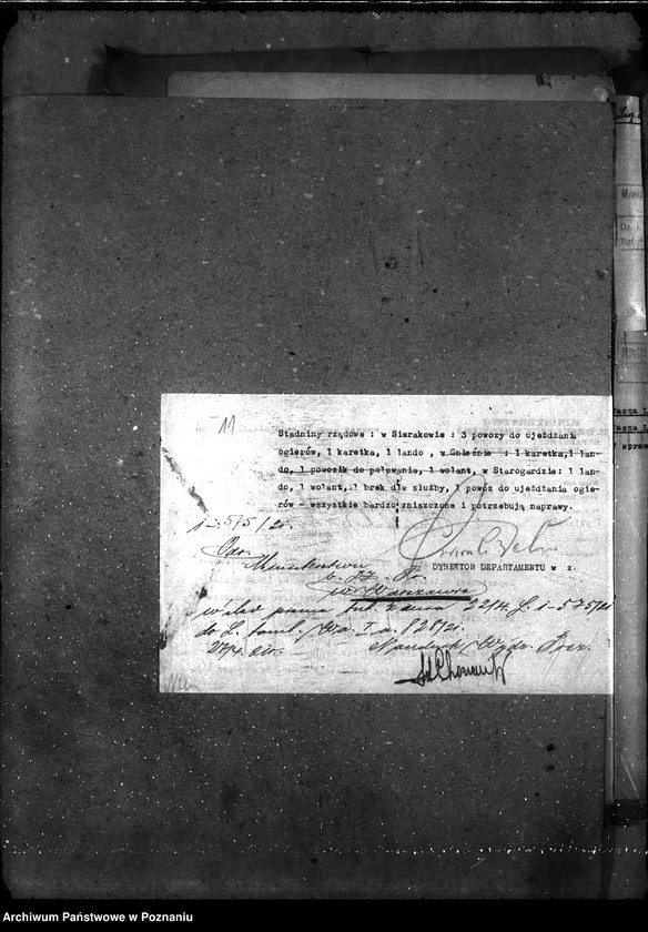 Obraz 15 z jednostki "Sprawy gospodarcze-ogólne Środki lokomocji departamentu i podległych mu urzędów"