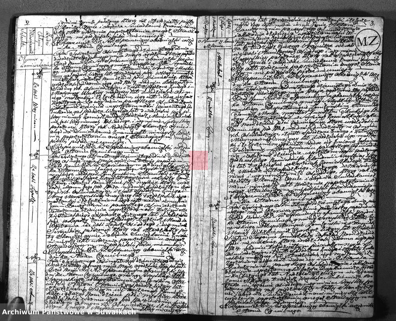 image.from.unit.number "Akta urodzonych gminy sereyskiey od 1-go maja 1809"