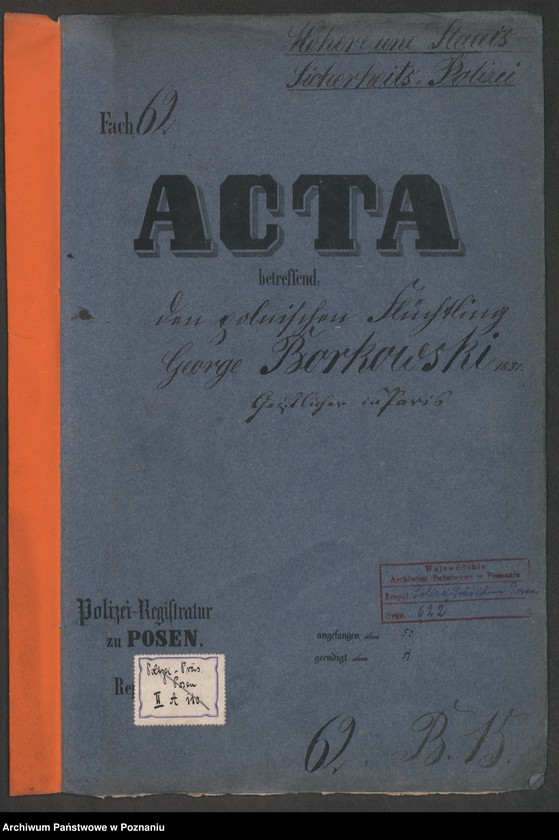 Obraz 2 z jednostki "A. betr. George Borkowski Geistlichen aus Paris"