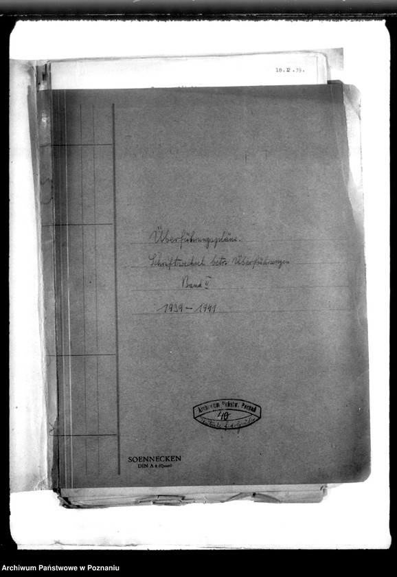 Obraz 4 z jednostki "Überführungspläne. Schriftwechsel betr. Überführungen. Band II"