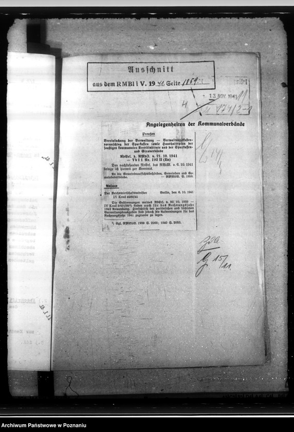 image.from.unit.number "Sparkassen - korespondencja"