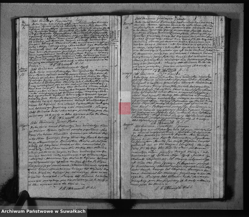 image.from.unit.number "Akta urodzonych gminy wiżayńskiey powiatu kalwaryskiego w departamencie łomżyńskim od dnia 1-go miesiąca stycznia 1815 roku do dnia ostatniego miesiąca grudnia tegoż roku"