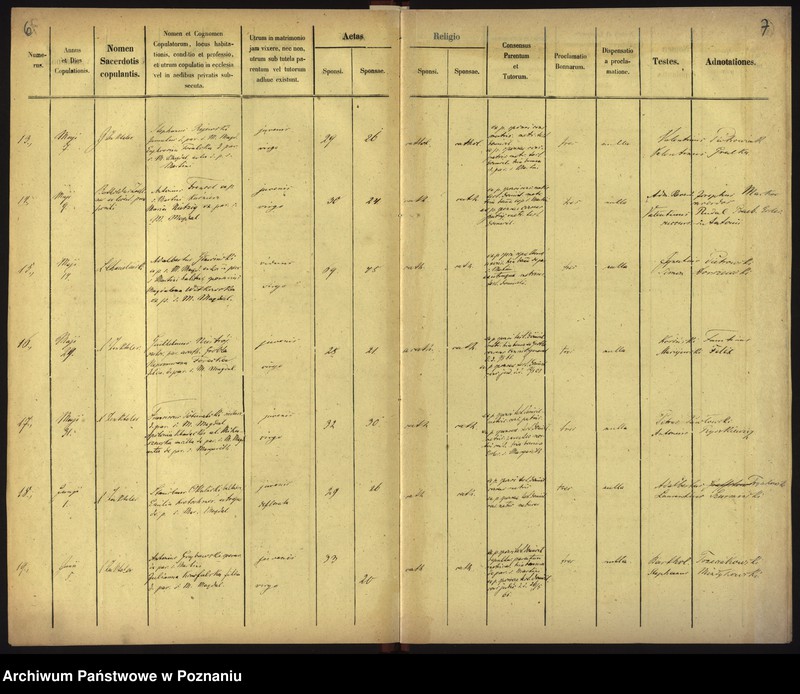 Obraz 6 z jednostki "Księga małżeństw"