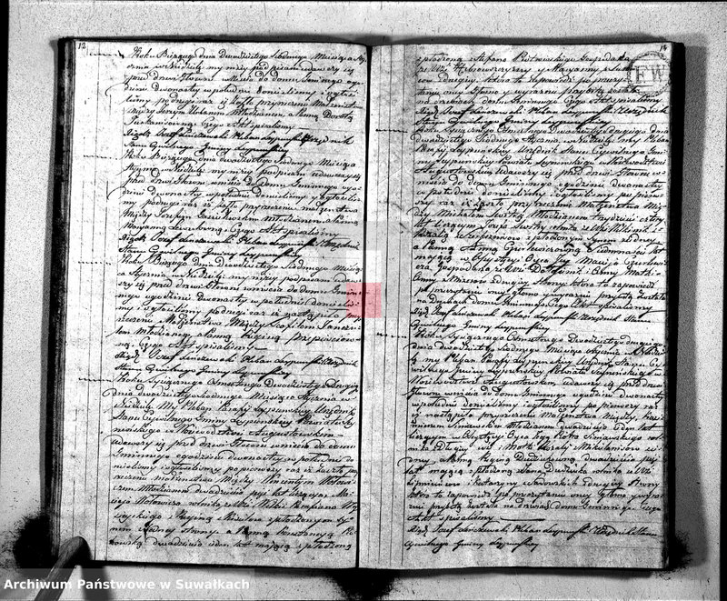 Obraz 9 z jednostki "Księga Aktów Małżeństwa Gminy Leypuńskiej od 1-o Stycznia z Roku 1822"